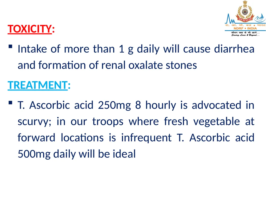 VITAMIN DEFICIENCY DISORDERS LESSON-33 BY OMKAR - slide 31 of 32