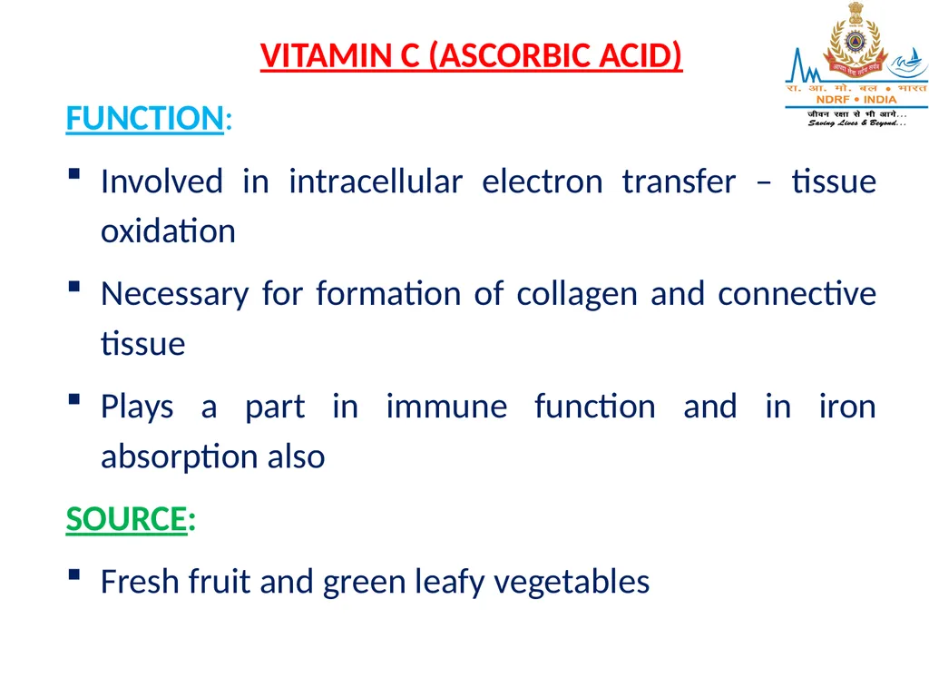 VITAMIN DEFICIENCY DISORDERS LESSON-33 BY OMKAR - slide 28 of 32