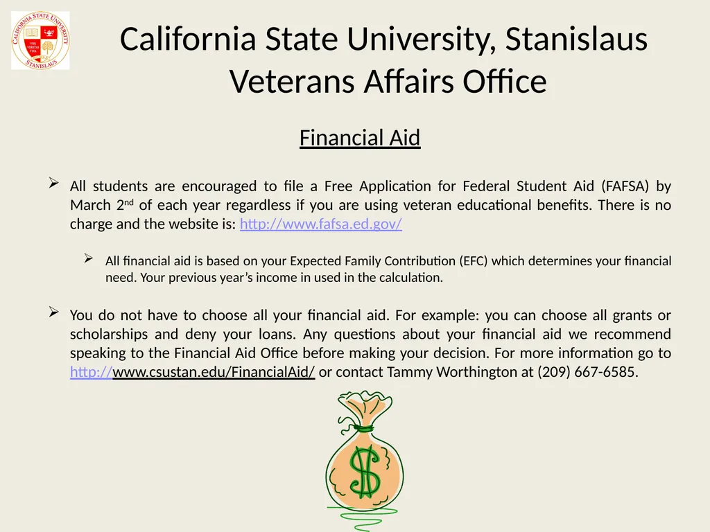 California State University, Stanislaus Veterans - slide 10 of 20