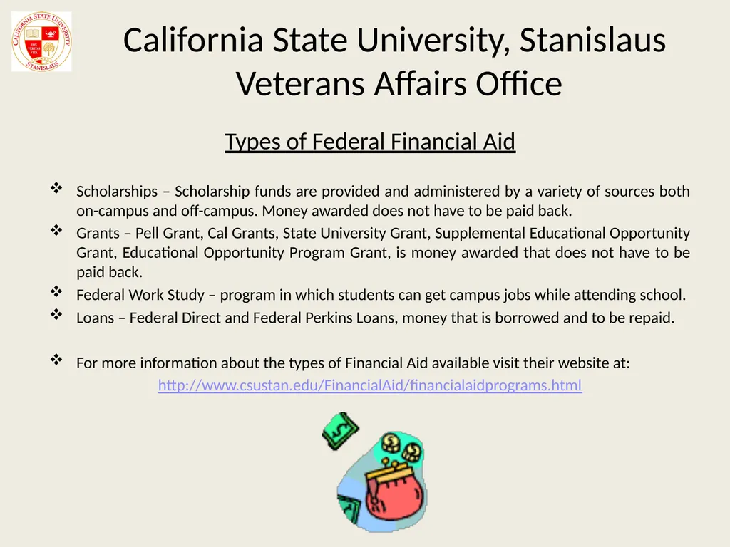 California State University, Stanislaus Veterans - slide 11 of 20