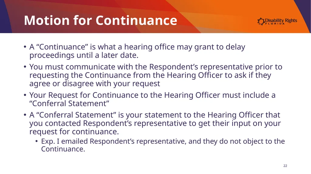 Presenting Your Medicaid Fair Hearing Angela Gerig - slide 22 of 30