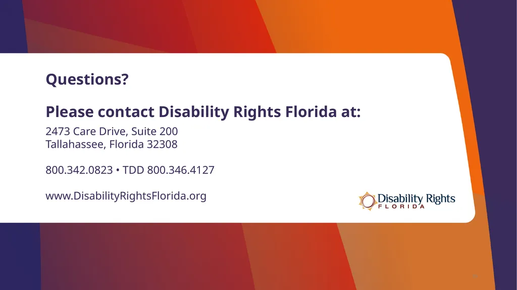 Presenting Your Medicaid Fair Hearing Angela Gerig - slide 29 of 30