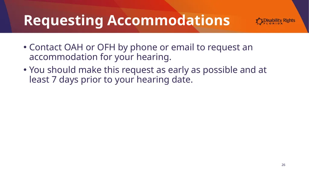Presenting Your Medicaid Fair Hearing Angela Gerig - slide 26 of 30