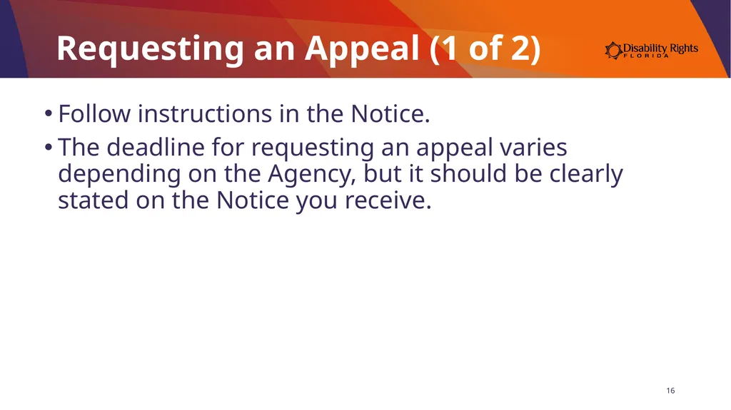 Presenting Your Medicaid Fair Hearing Angela Gerig - slide 16 of 30