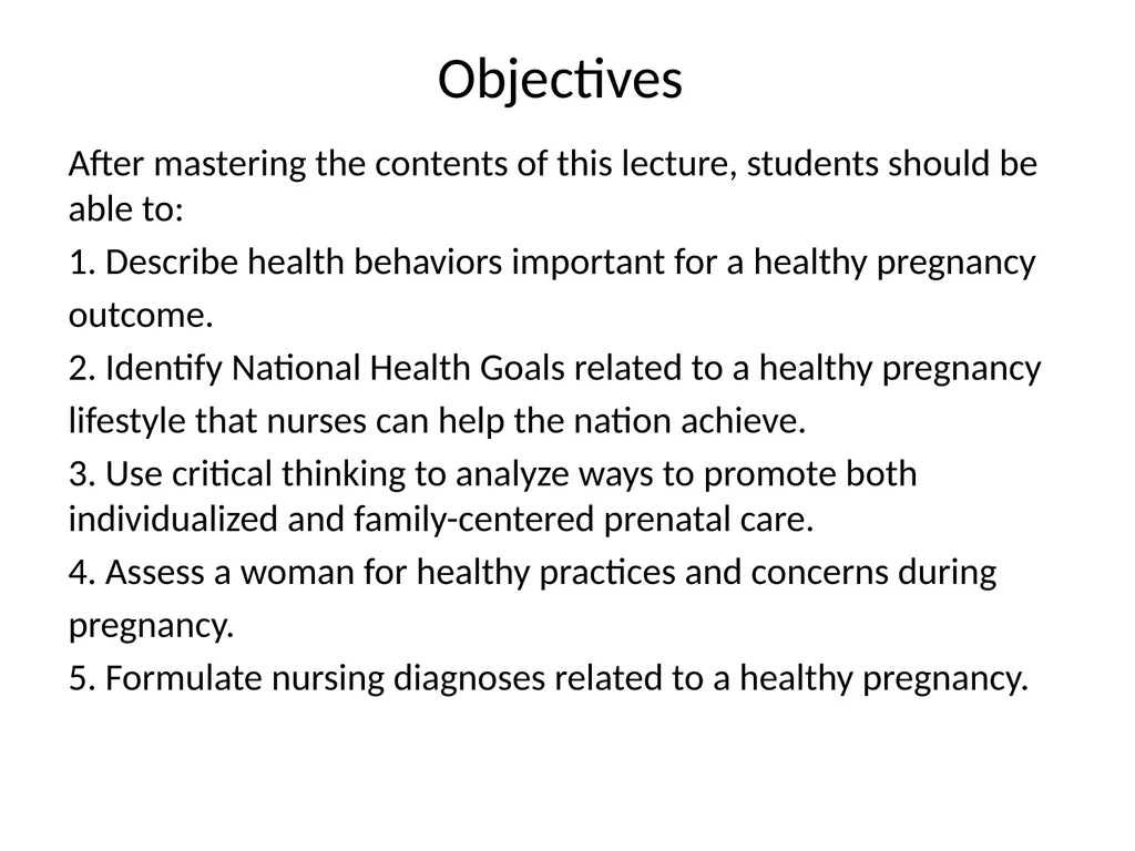 Promoting Fetal & Maternal Health By: Assist.Prof - slide 3 of 45