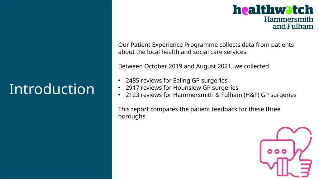 PATIENT EXPERIENCE: A TWO-YEAR COMPARATIVE - slide 2 of 20