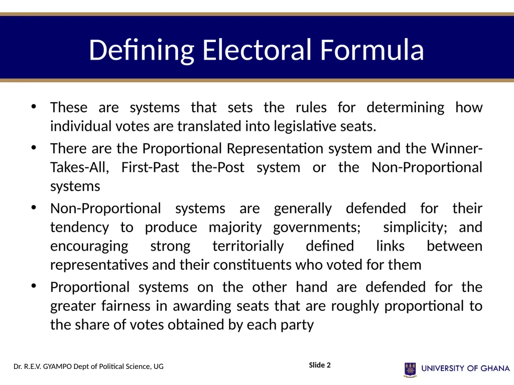 POLI 112 POLITICAL INSTITUTIONS Session 12 – - slide 2 of 13