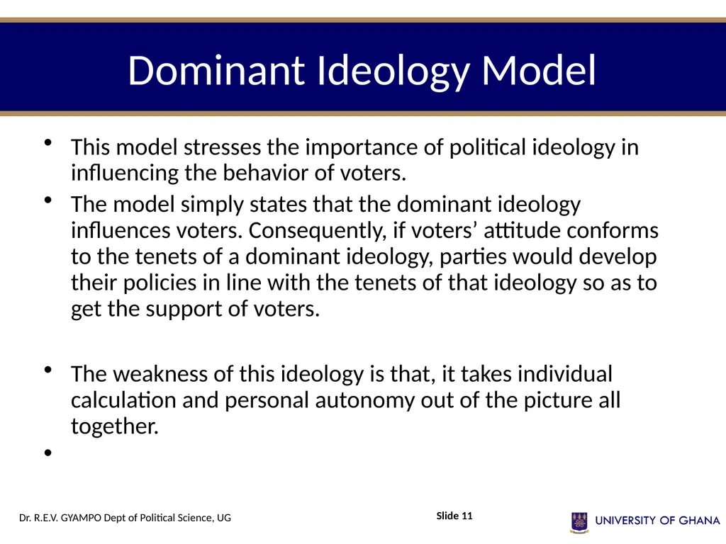 POLI 112 POLITICAL INSTITUTIONS Session 12 – - slide 11 of 13