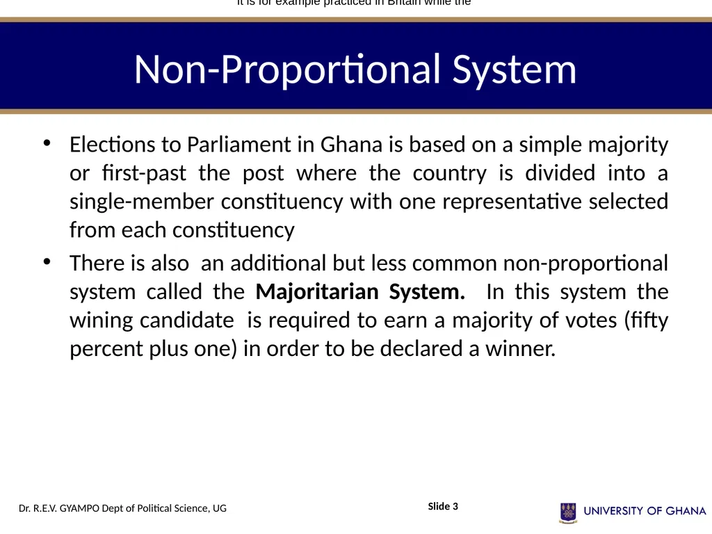 POLI 112 POLITICAL INSTITUTIONS Session 12 – - slide 3 of 13