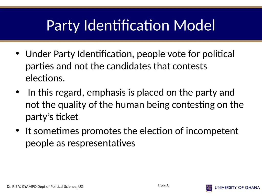 POLI 112 POLITICAL INSTITUTIONS Session 12 – - slide 8 of 13