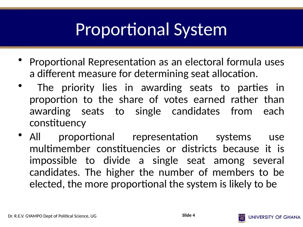 POLI 112 POLITICAL INSTITUTIONS Session 12 – - slide 4 of 13