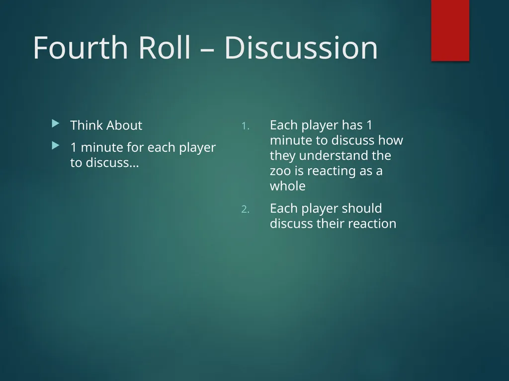 ANIMAL ESCAPE TABLETOP DRILL Your institution - slide 18 of 21
