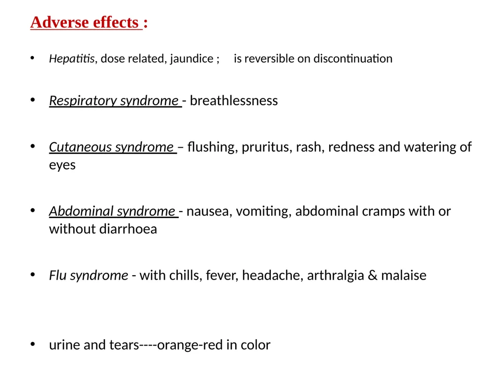 AntituberculAr drugs Dr. Sujata SINGH PH 1.44: - slide 21 of 33