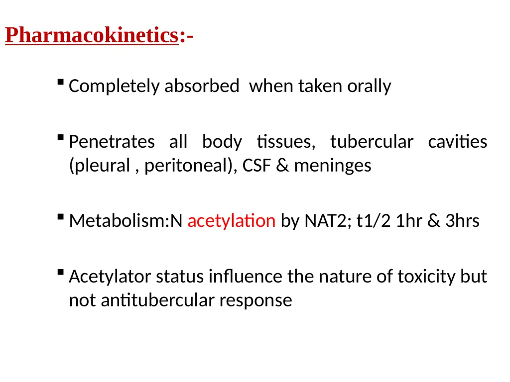 AntituberculAr drugs Dr. Sujata SINGH PH 1.44: - slide 14 of 33