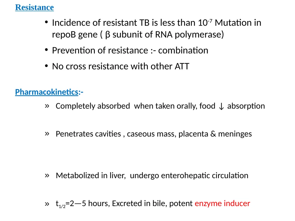 AntituberculAr drugs Dr. Sujata SINGH PH 1.44: - slide 20 of 33