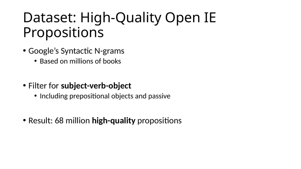Focused Entailment Graphs for Open IE Propositions - slide 24 of 52