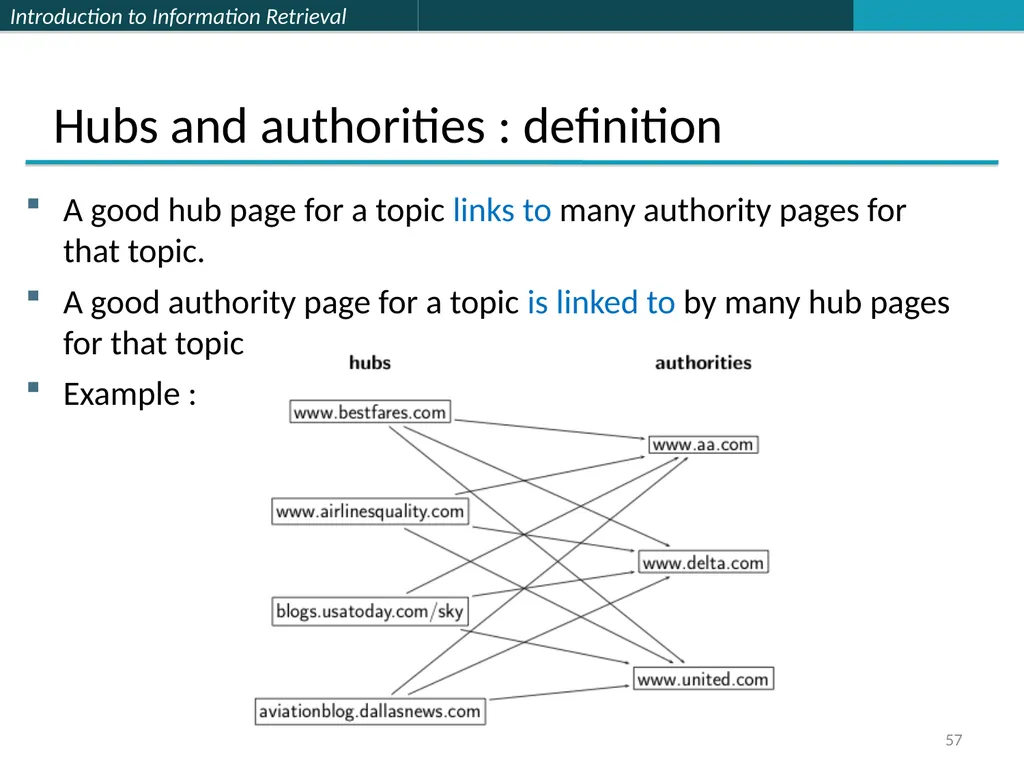 Lecture 7 : Web Search & Mining (2) 楊立偉教授 台灣科大資管系 - slide 57 of 61