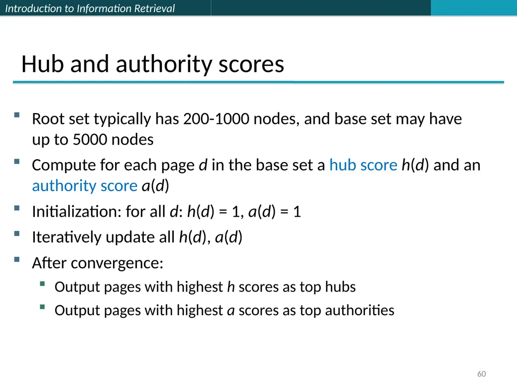 Lecture 7 : Web Search & Mining (2) 楊立偉教授 台灣科大資管系 - slide 60 of 61