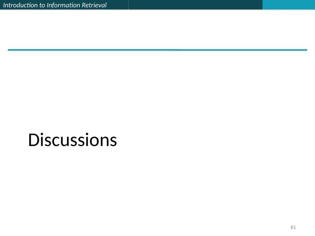 Lecture 7 : Web Search & Mining (2) 楊立偉教授 台灣科大資管系 - slide 61 of 61