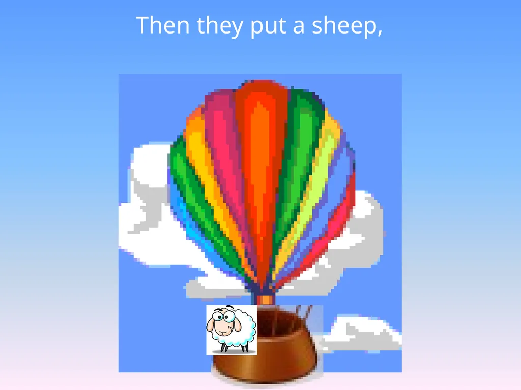 Hot-Air Balloons! Hot-air balloons were first used - slide 5 of 23