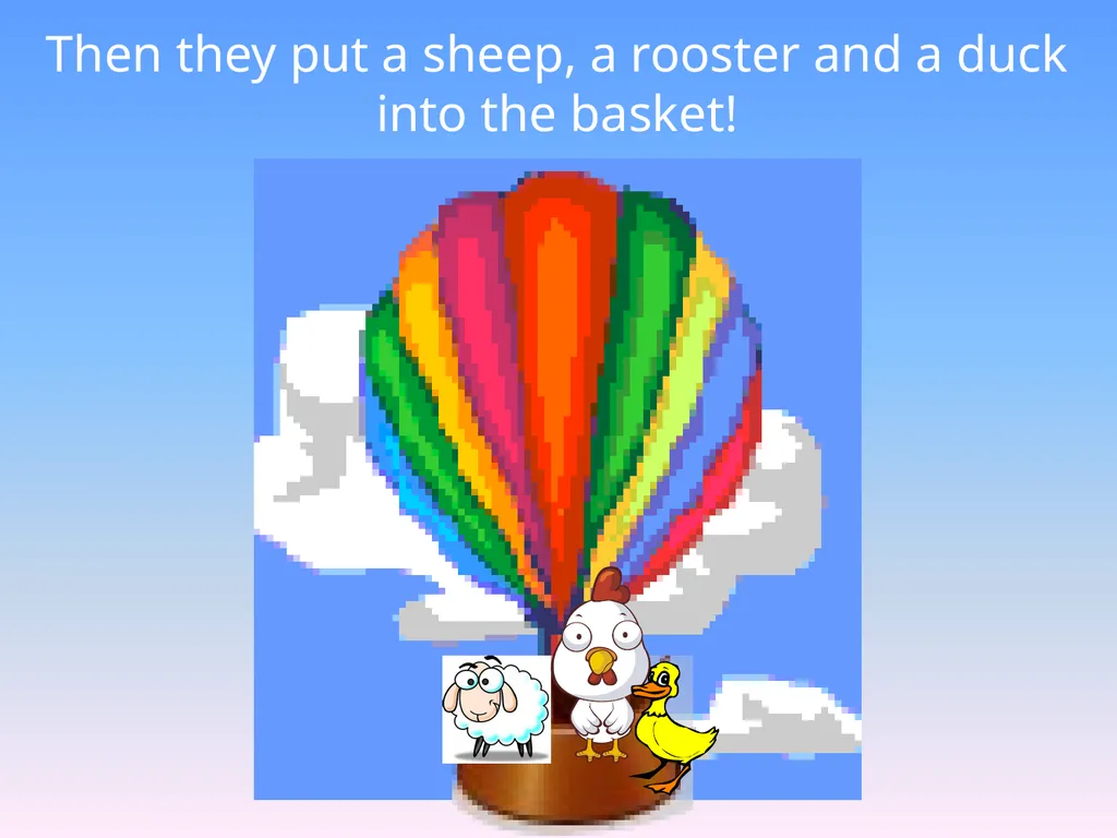 Hot-Air Balloons! Hot-air balloons were first used - slide 7 of 23