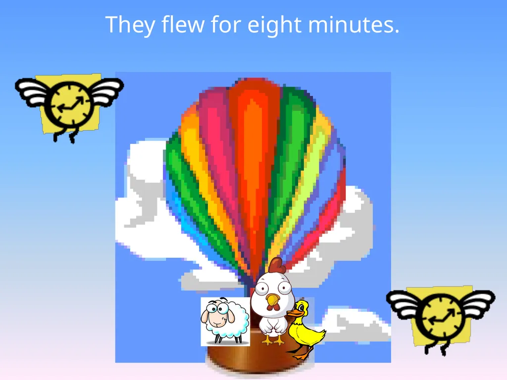 Hot-Air Balloons! Hot-air balloons were first used - slide 8 of 23