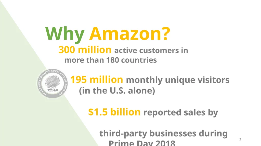 Amazon Training by TDAP Jamil Ahmed Director - slide 2 of 17
