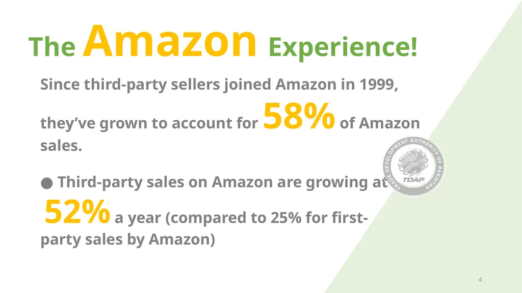 Amazon Training by TDAP Jamil Ahmed Director - slide 4 of 17