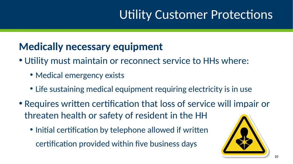 Energy Assistance Program FFY26 Annual Training - slide 10 of 12
