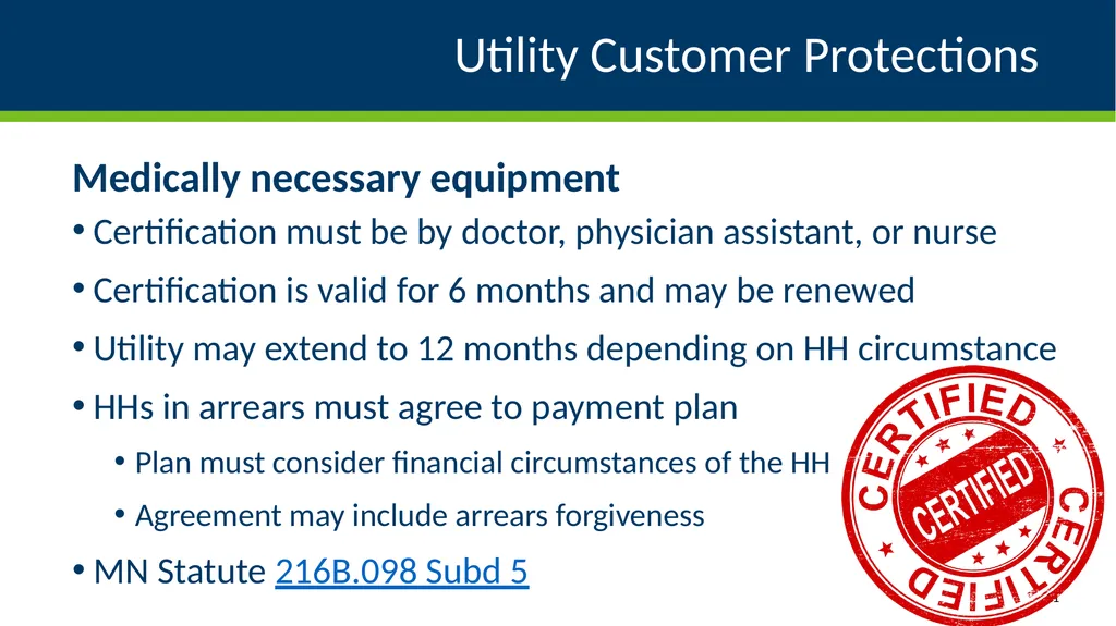 Energy Assistance Program FFY26 Annual Training - slide 11 of 12