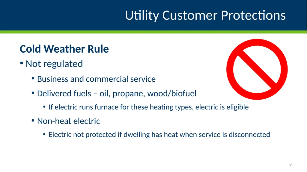 Energy Assistance Program FFY26 Annual Training - slide 8 of 12