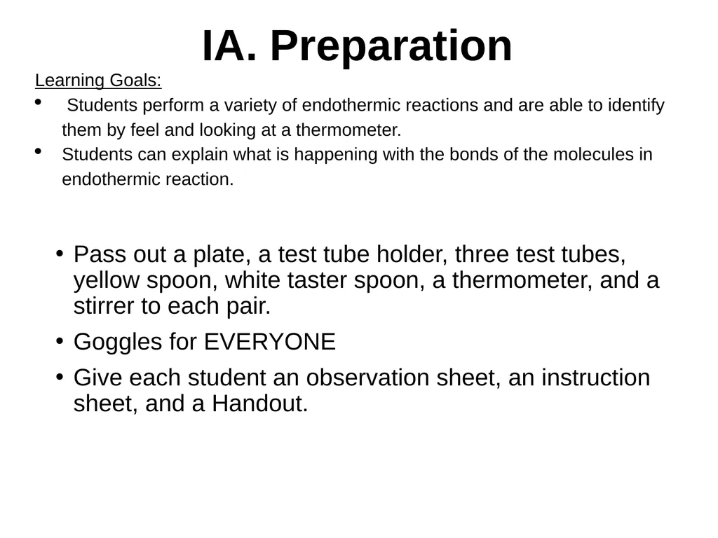 Endothermic and Exothermic Reactions Fall 2017 I. - slide 3 of 13