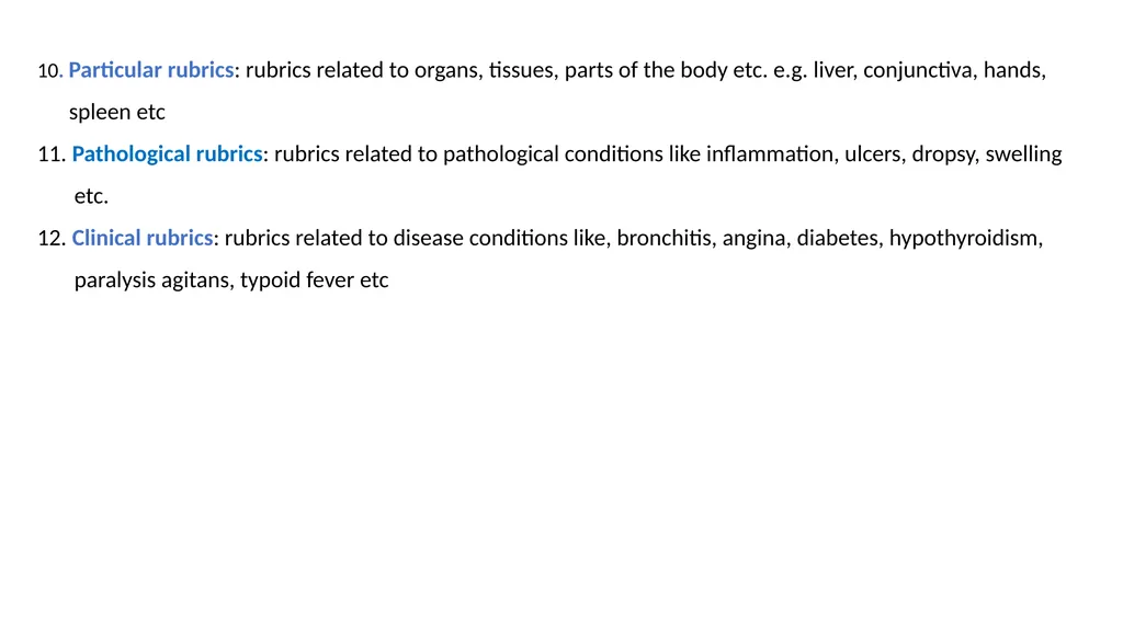 DIFFERENT TERMINOLOGIES USED IN REPERTORY BY DR - slide 3 of 7