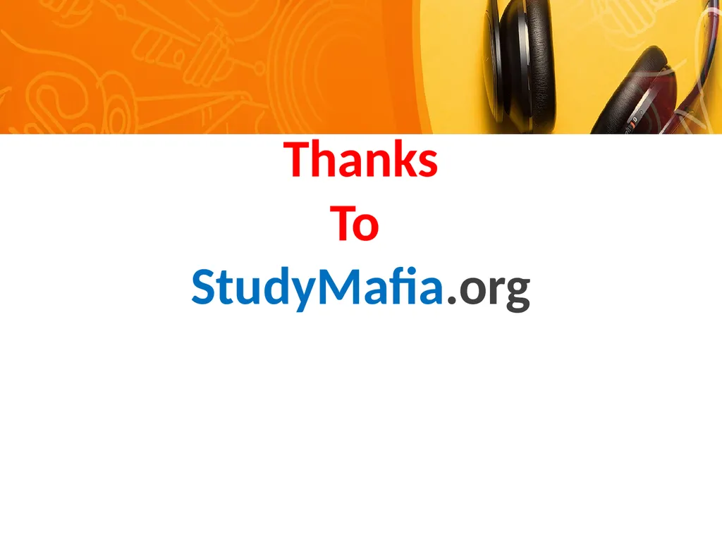 StudyMafia.Org Submitted To: Submitted By: - slide 20 of 20