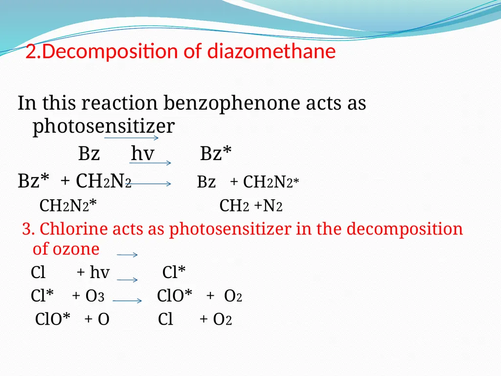 Photochemistry Definition : The branch of - slide 35 of 35