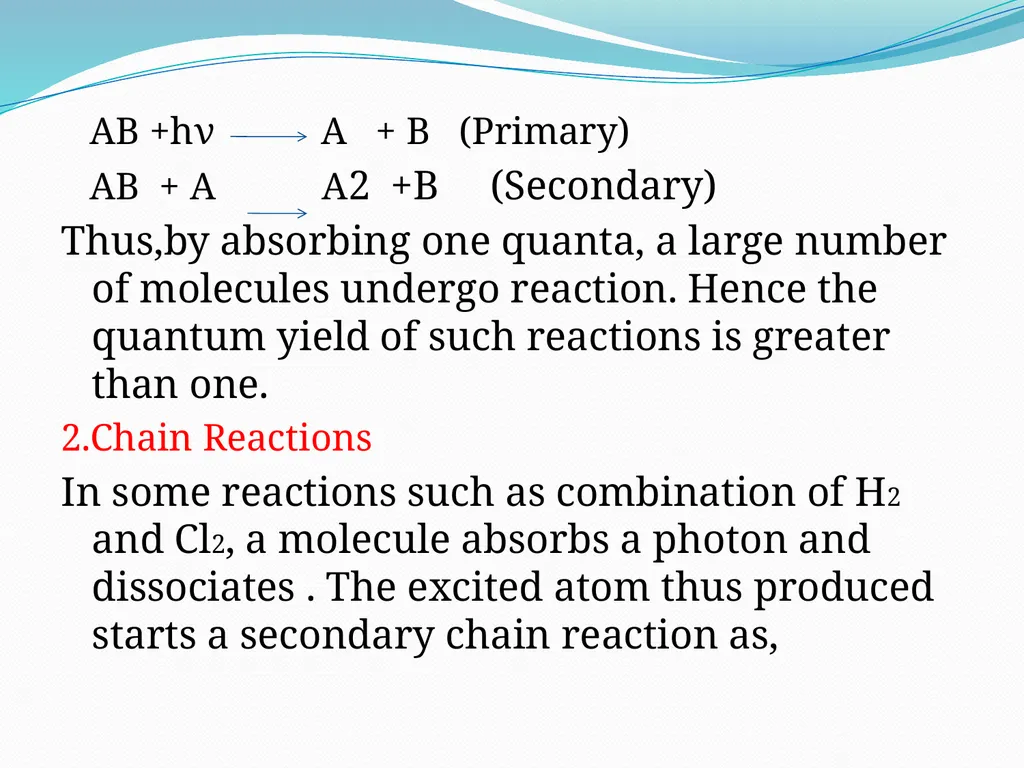 Photochemistry Definition : The branch of - slide 28 of 35