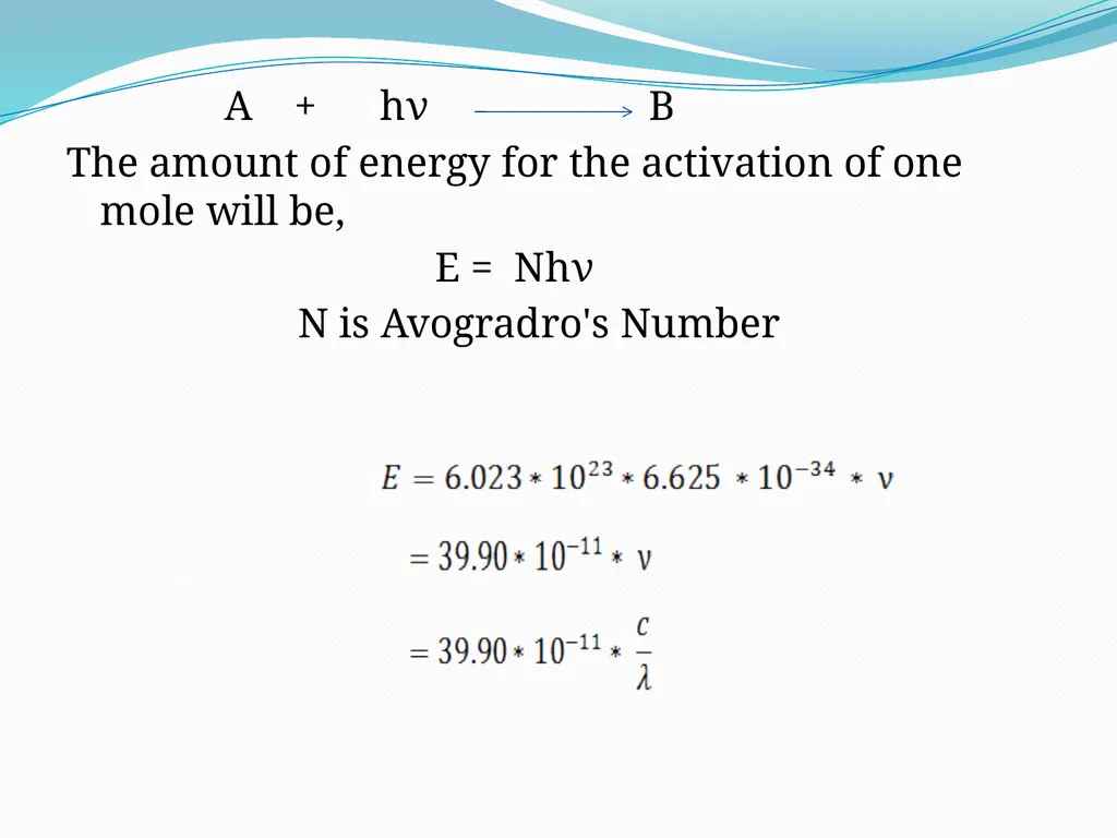 Photochemistry Definition : The branch of - slide 5 of 35