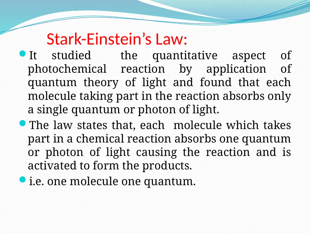 Photochemistry Definition : The branch of - slide 4 of 35