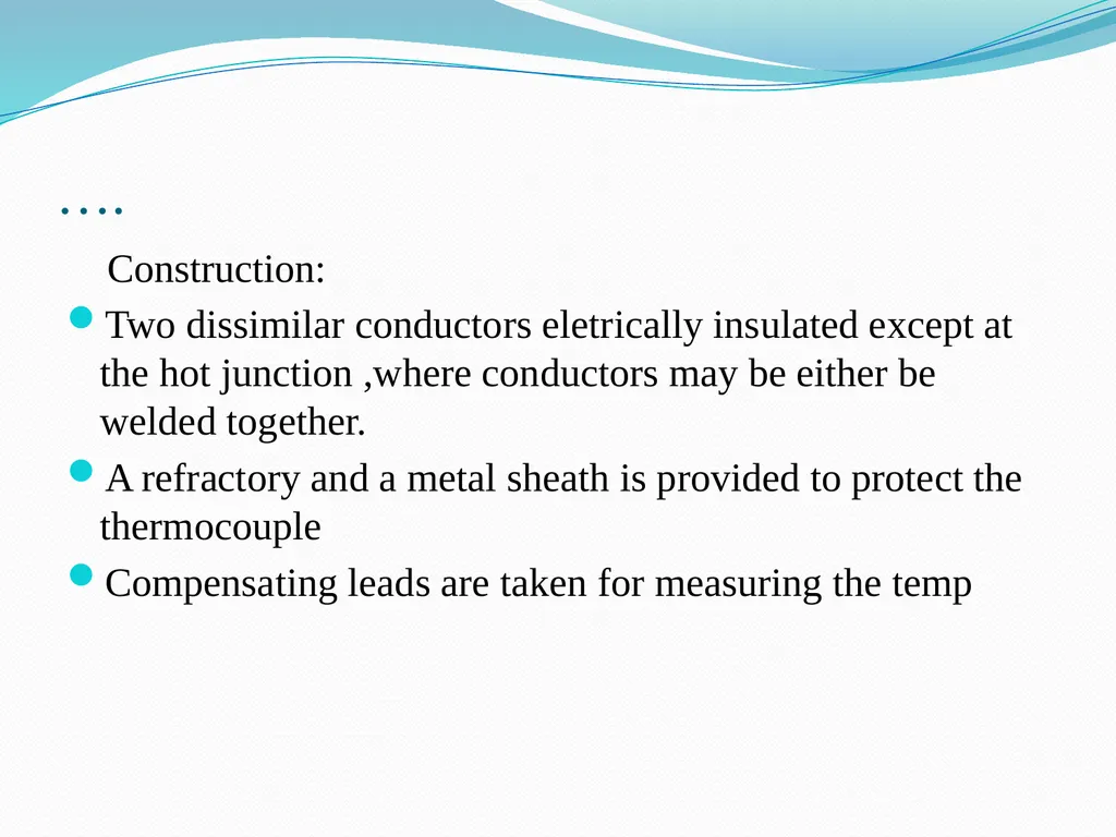 COURSE: MEASUREMENT AND CONTROL (17528) Subject - slide 77 of 85