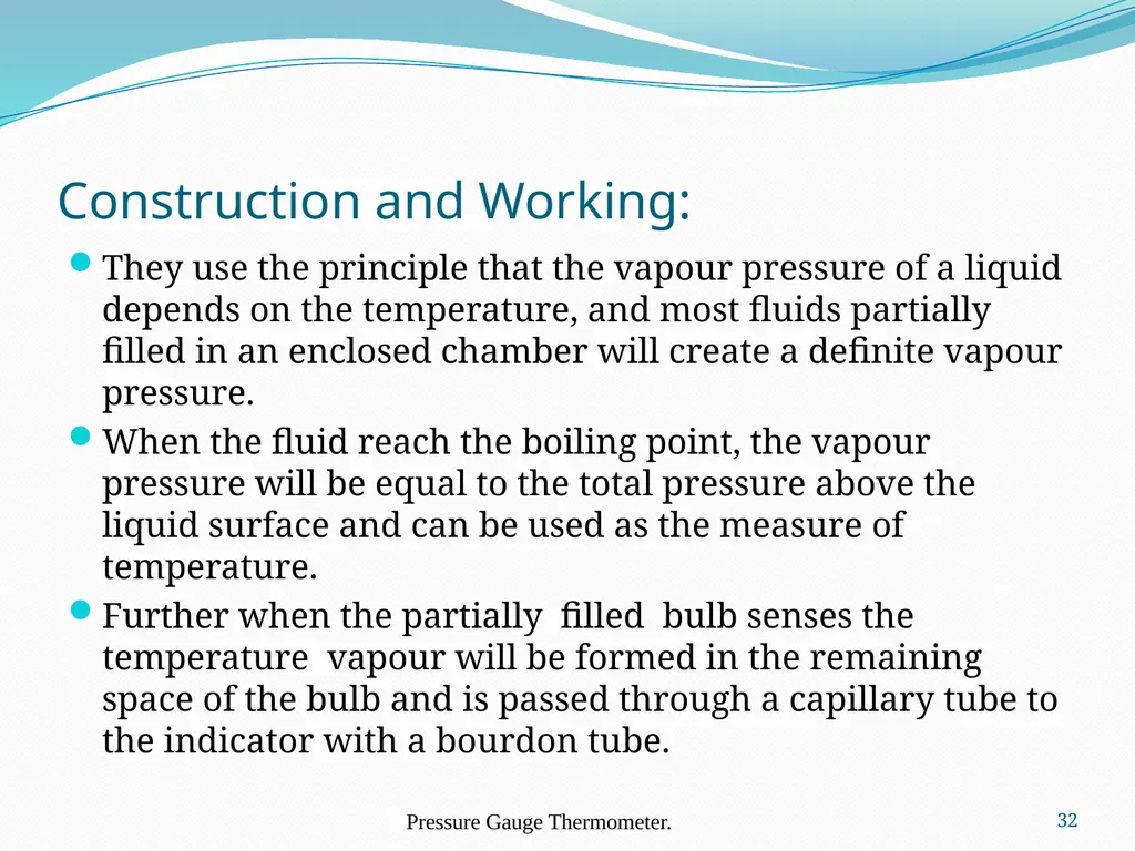 COURSE: MEASUREMENT AND CONTROL (17528) Subject - slide 32 of 85