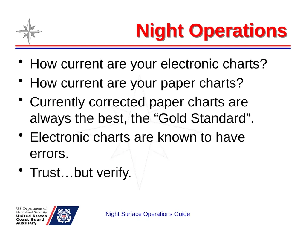 Night Surface Operations GUIDE National Response - slide 12 of 26