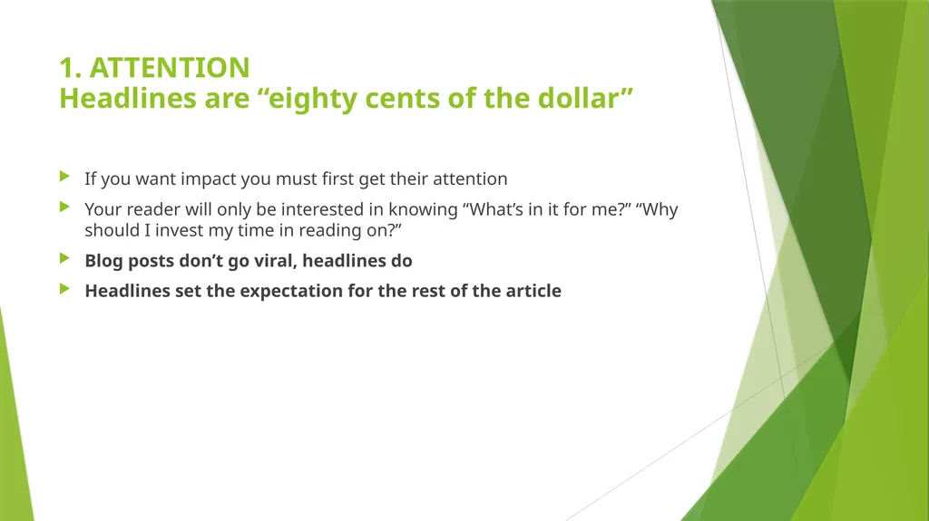 Copywriting Training Write a copy that sells WHAT - slide 6 of 12