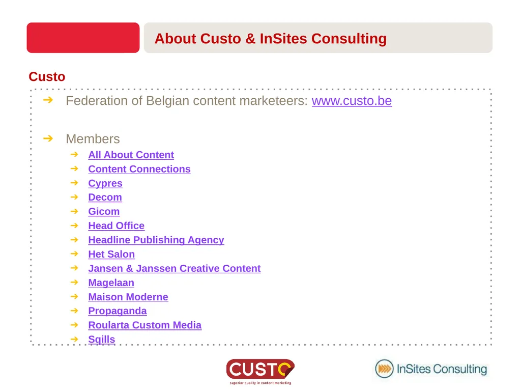 CUSTOMETER GETTING ACQUAINTED What is a - slide 20 of 22