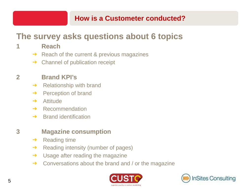 CUSTOMETER GETTING ACQUAINTED What is a - slide 5 of 22