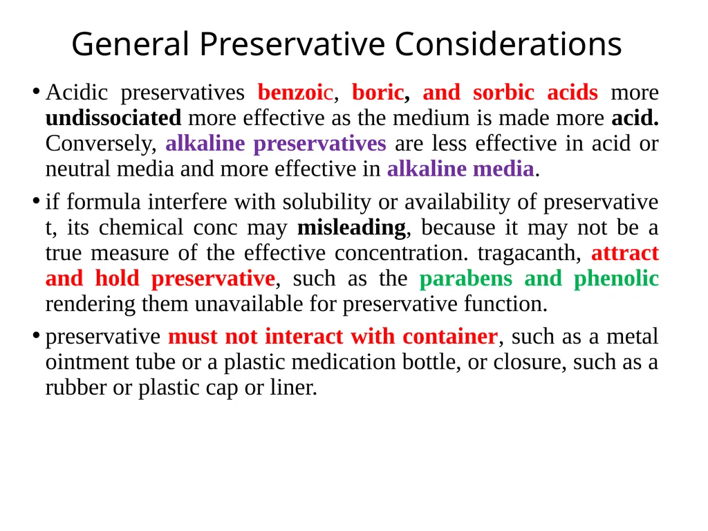Dosage Form Design PHARMACEUTICAL INGREDIENTS AND - slide 18 of 21