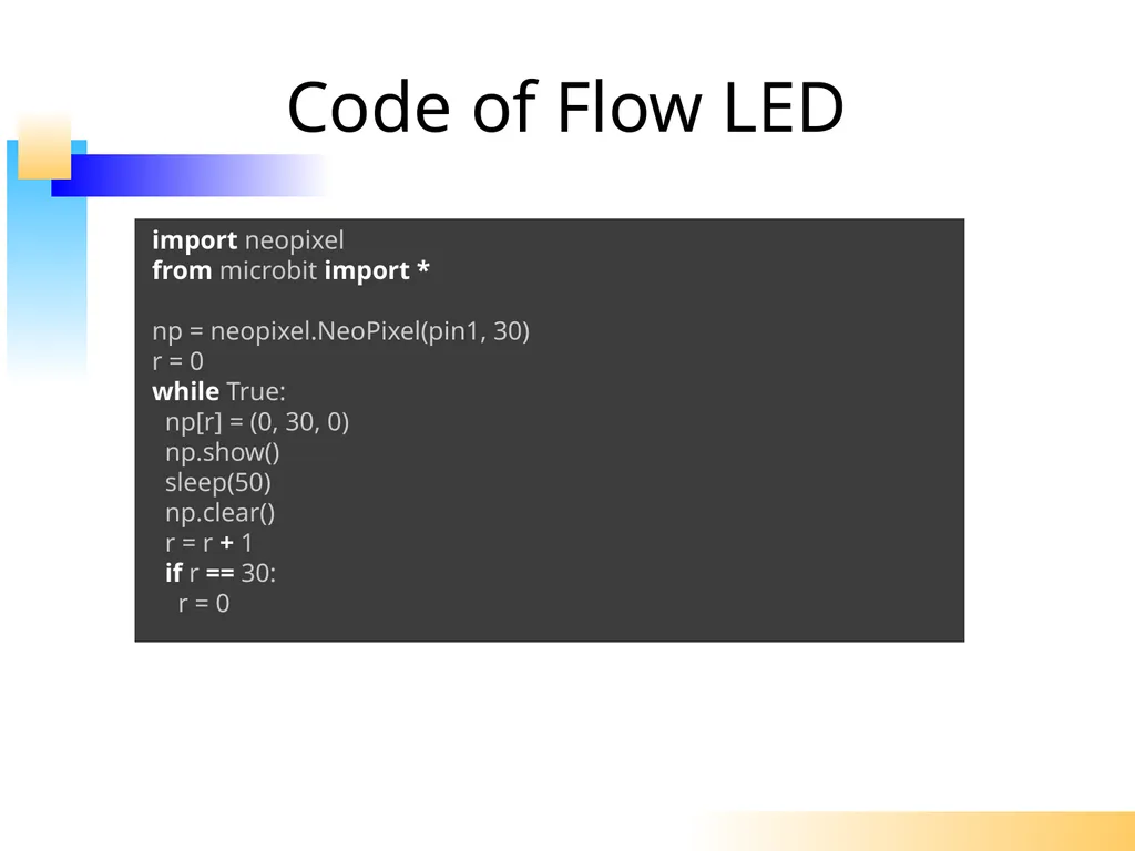 Using Python to Control WS2812 RGB LED Flexi-Strip - slide 26 of 32