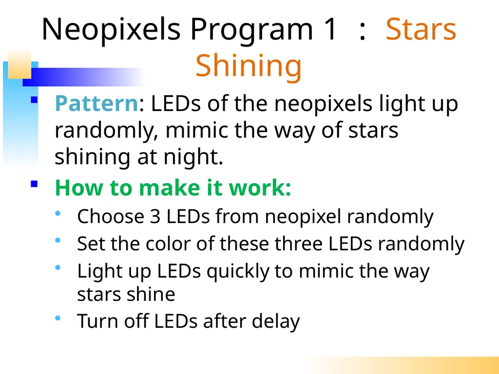 Using Python to Control WS2812 RGB LED Flexi-Strip - slide 15 of 32