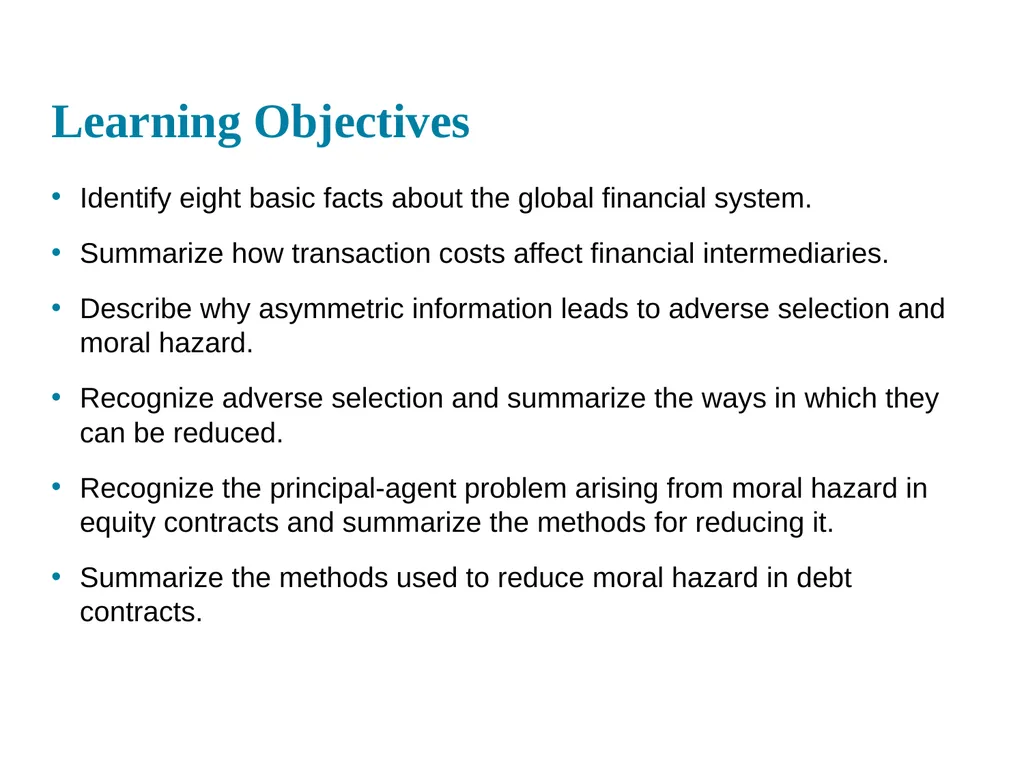 Why Do Financial Institution Exist Chapter 08 (A - slide 2 of 19