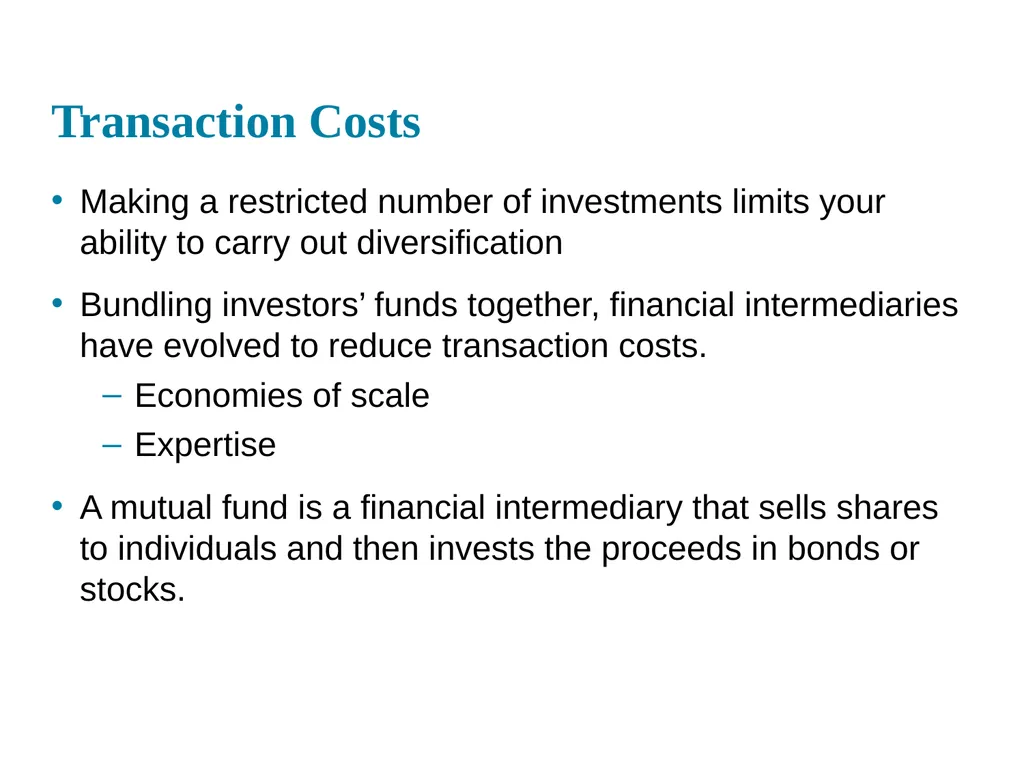 Why Do Financial Institution Exist Chapter 08 (A - slide 6 of 19