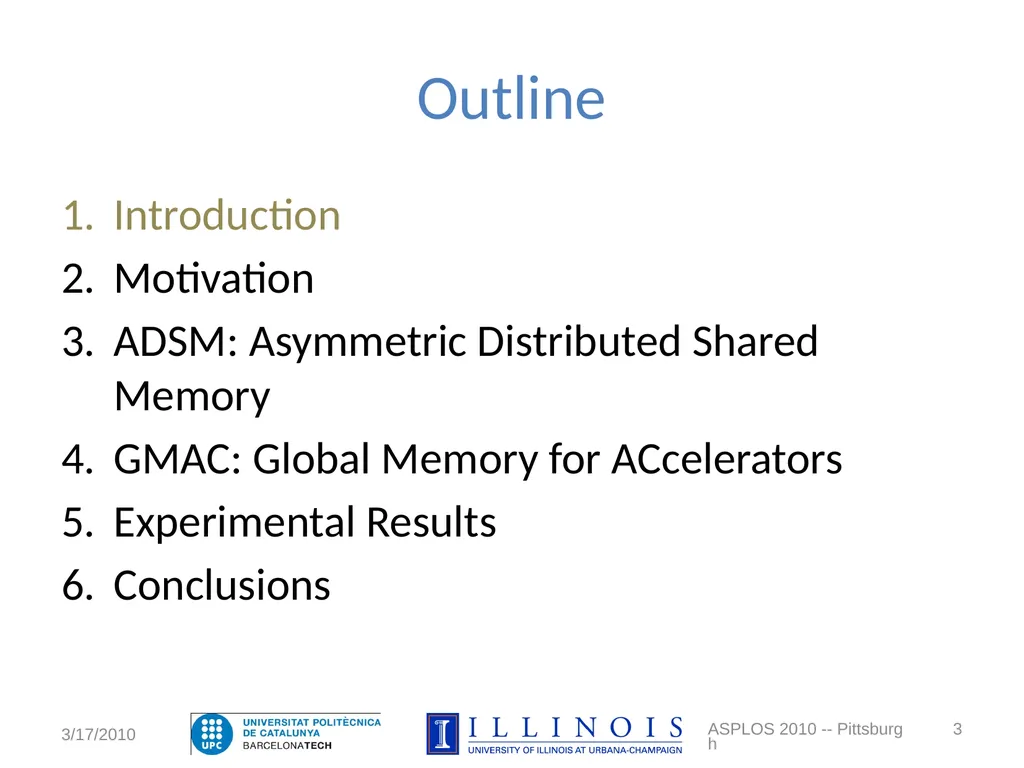 An Asymmetric Distributed Shared Memory Model for - slide 3 of 25